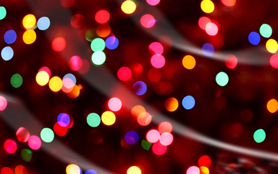 Colorful Lights Circles Night M