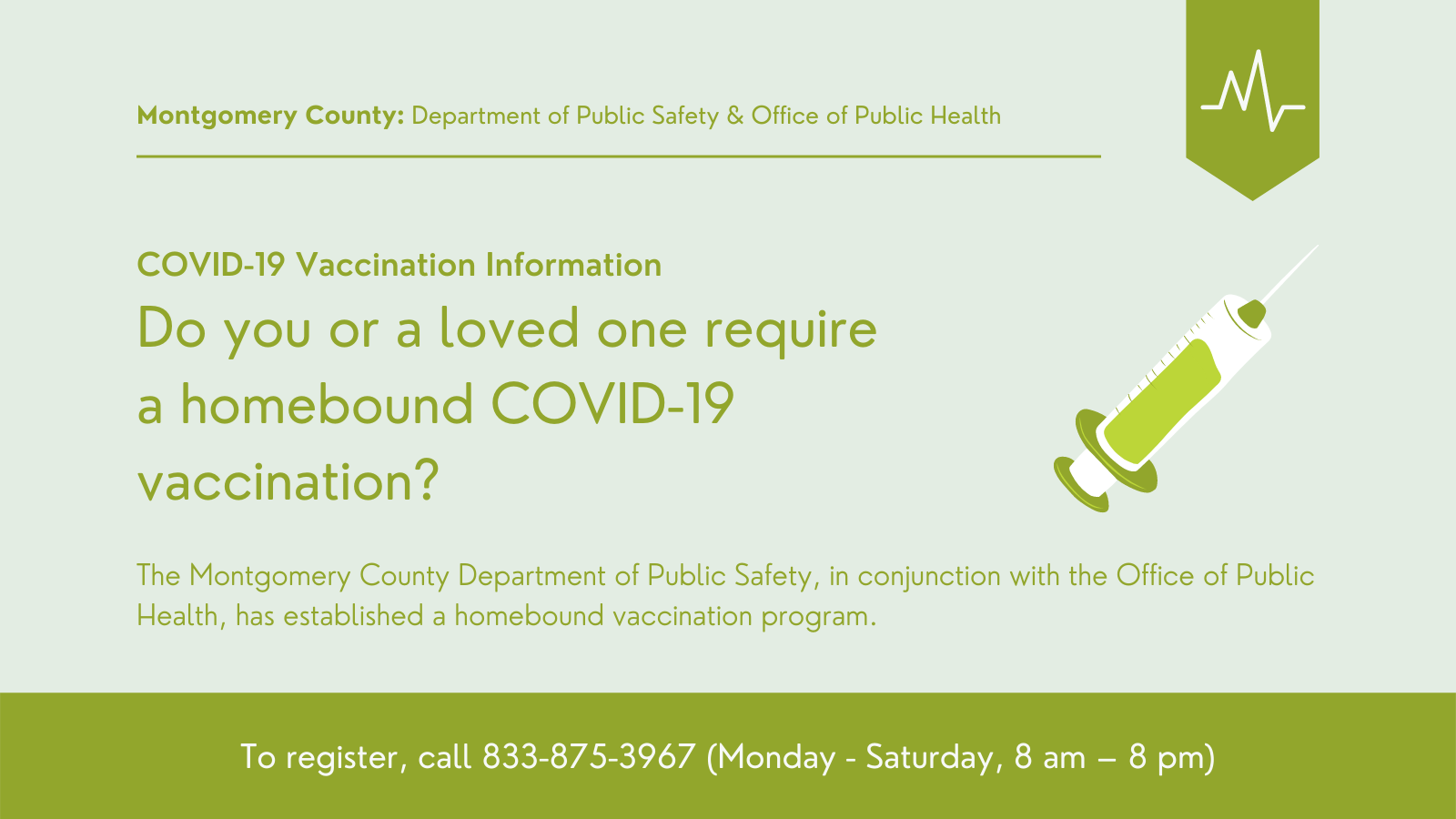 Homebound Vax