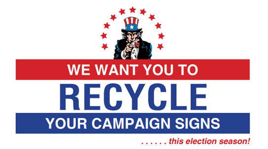 Campaign Sign Recycling (1)