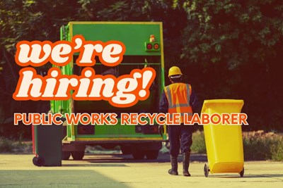 Public Works Seeks Full Time Recycle Laborer