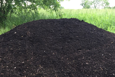 Compost Site is Full of Garden-Ready Mulch!