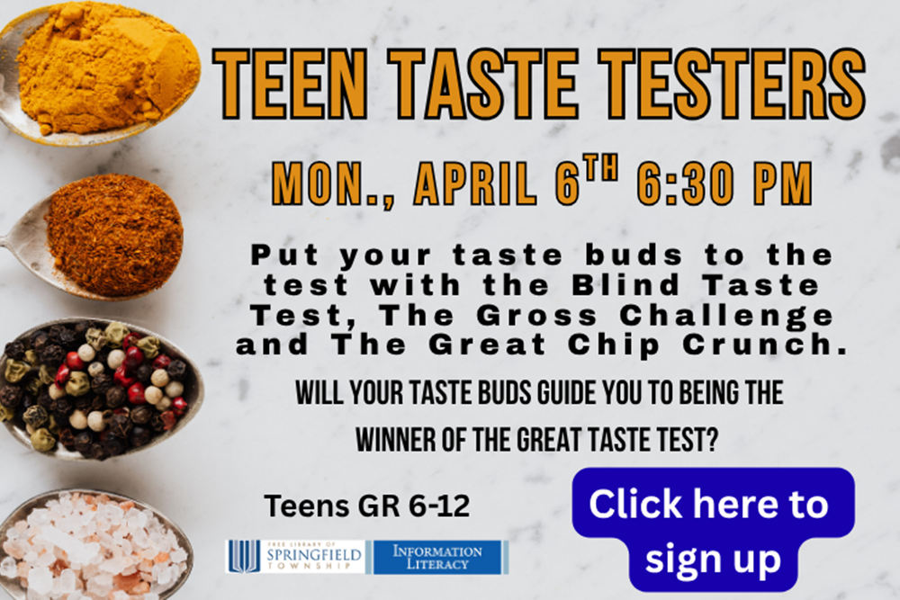 Teen Taste Testers